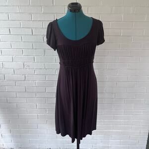 Vintage 90s/y2k dark brown baby doll dress